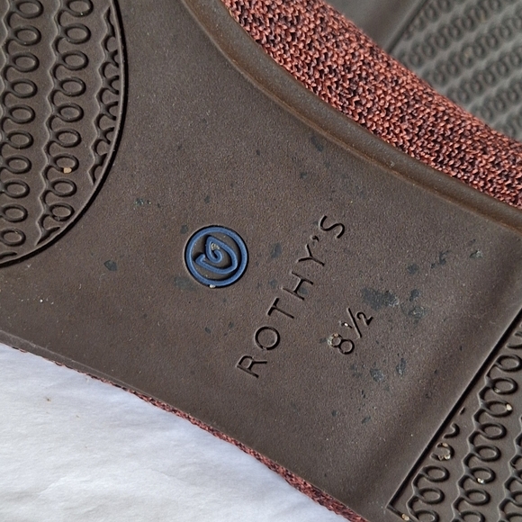 Rothy’s Retired Truffled Python Round Toe Flats Size 8.5 - Picture 10 of 16